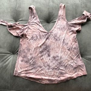 Soft & Sexy AEO Cold Shoulder Top